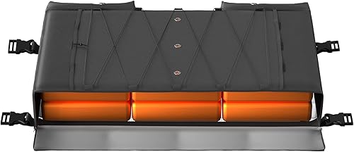 Miniatura 9 de VEVOR Bolsa de almacenamiento T-Top, capacidad para 4-6 chalecos salvavidas tipo II, bolsa de almacenamiento de chalecos salvavidas de tela Oxford