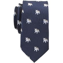 Mens Novelty Ties Animal Patterned Embroidered Casual Handmade Skinny Neckties