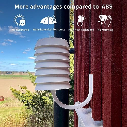 Image of ASA Filament 1.75mm, UV /Heat Resistant /Weather Resistant ASA 3D Printer Filament, Perfect for Printing Outdoor Functional Parts, White Filament 1kg(2.2lbs) Spool