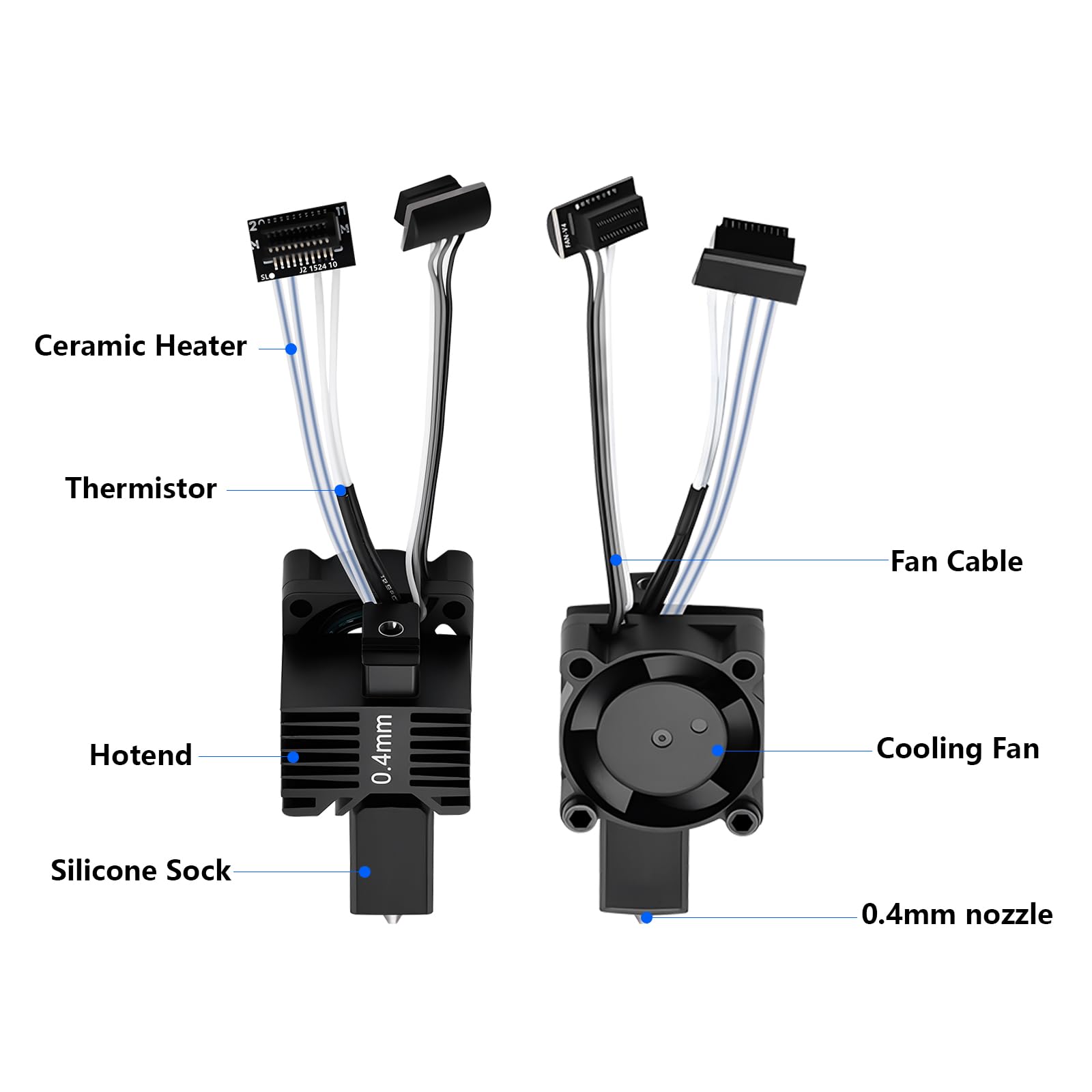P1S P1P Hotend Kit Complet Tête D'impression Hot End Avec