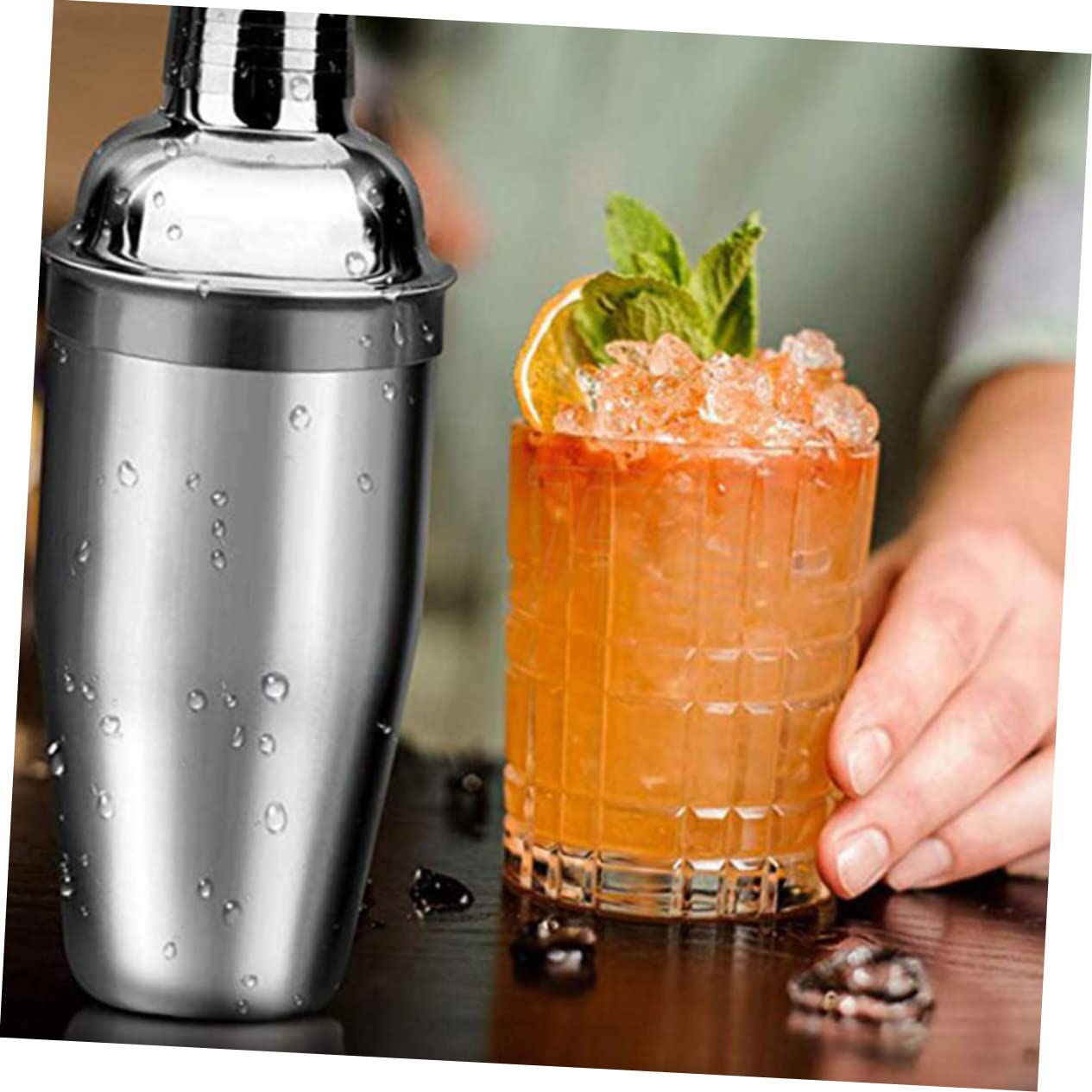 5piezas Coctelera De Acero Inoxidable Accesorios para Coctelería Medidor De Profesional Suministros para Bebidas para Barra para Bebidas