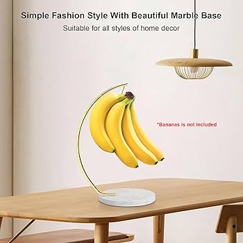 Aazon.co: Everous Banana Hanger Arble Base,odern Banana Holder Tree