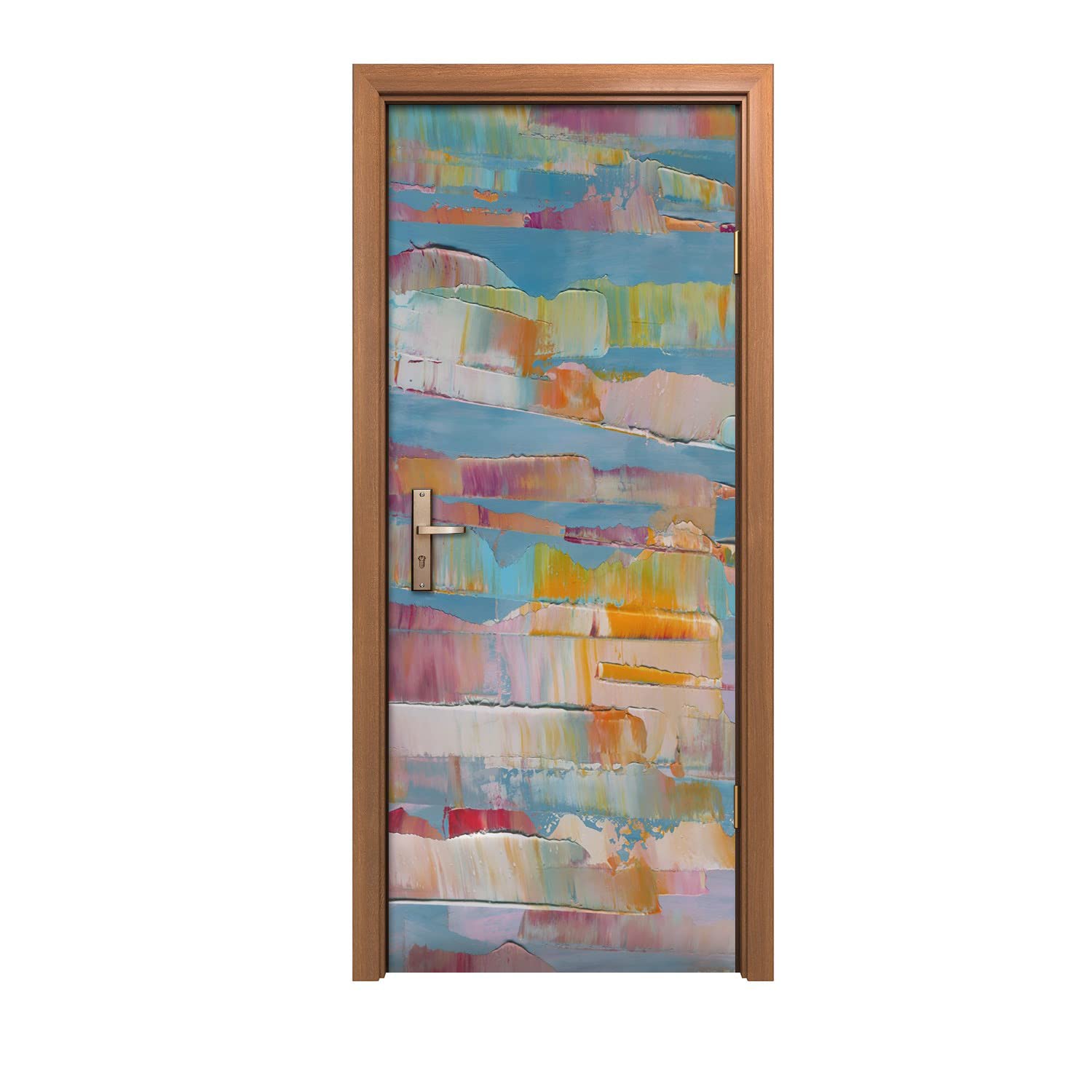 Autocollant de porte Coloray 80x200cm Décoration Murale Bohomases