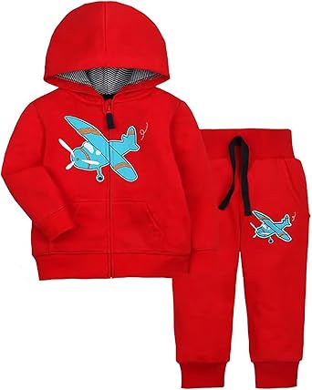 Ensemble Vêtement Bébé Garçon Hiver - Sweat Capuche Dinosaure + Pantalon - Taille 12 Mois à 3 Ans
