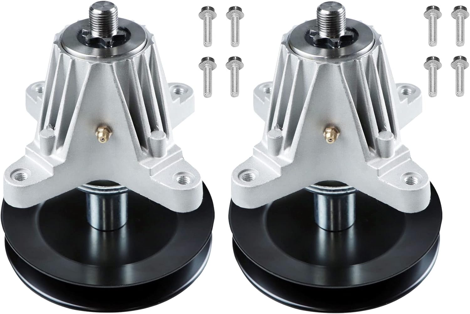 54" Deck 618-06978 918-06978 Spindle Deck Assembly with Pulley for Craft sman Z6660 T8400 G8400 Cub Cadet MTD XT1 XT2 RZT-L54 Mower 2PCS