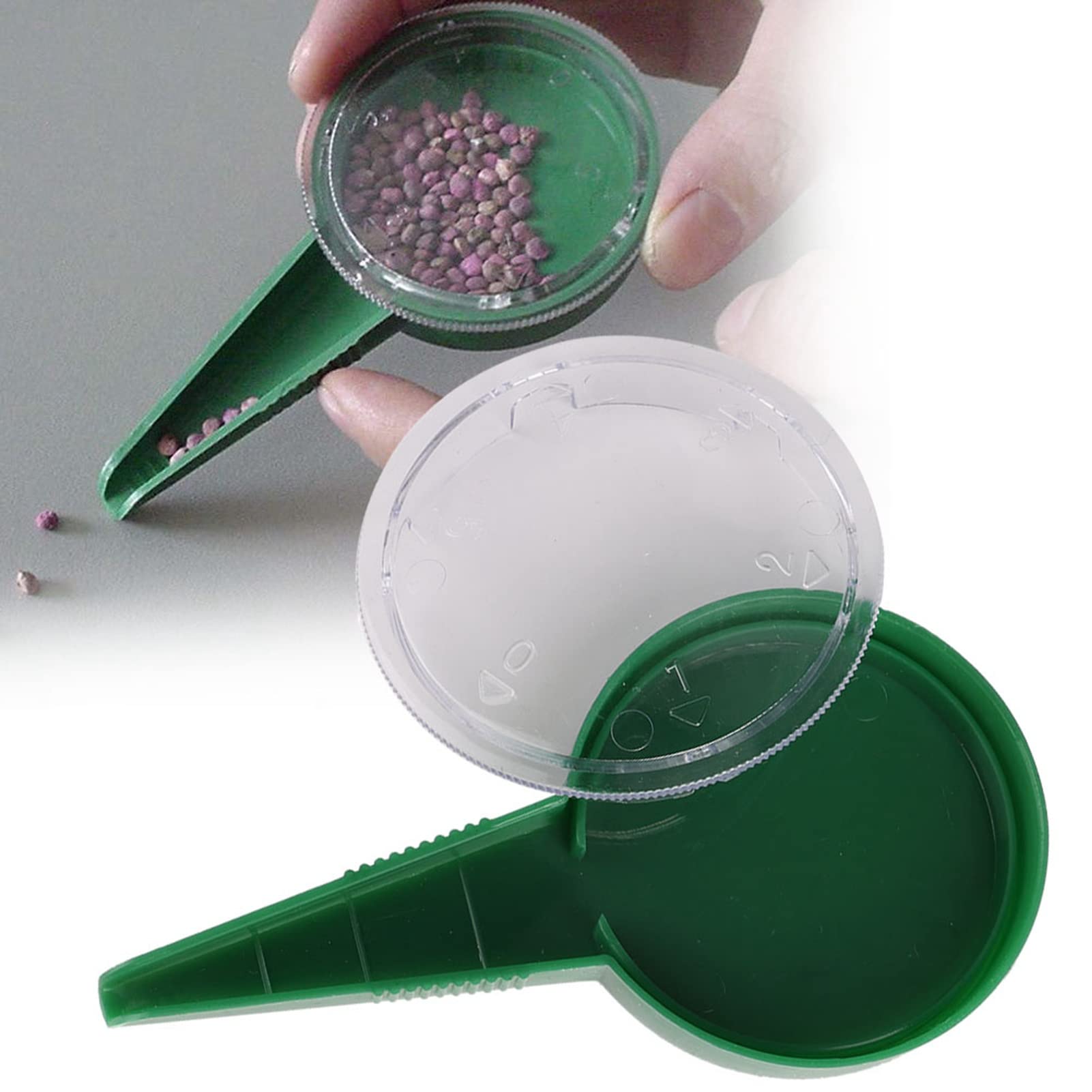 2Pcs Zaad Dispenser Zaad Zaaier Verstelbare Handheld Zaad Spreider Handleiding Planter Zaaier Tuin Zaaien Tool