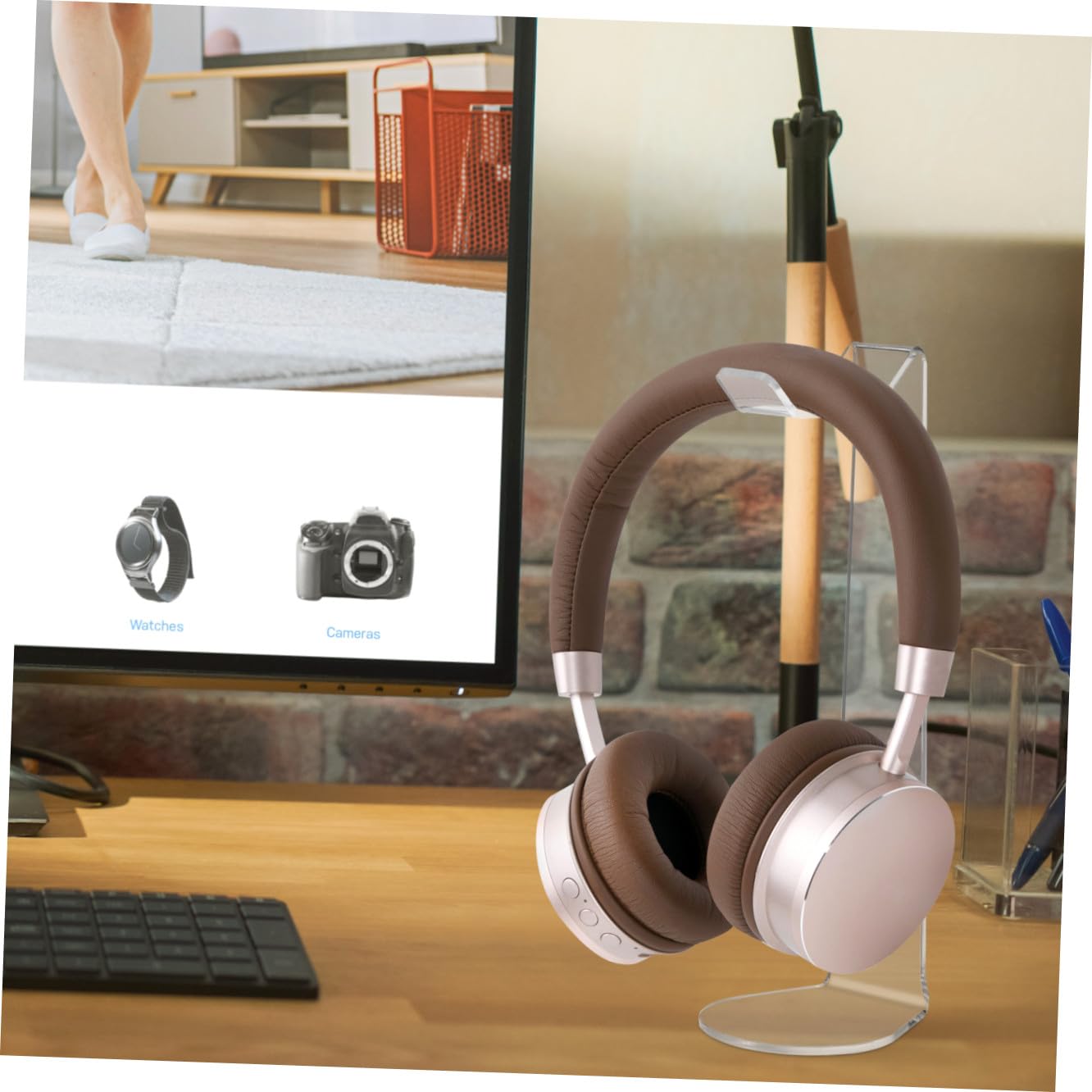 Alipis 3St Kopfhörerhalter Gaming Headset Halterung kopfhörerständer Gaming Desktop-Headset-Halter Kopfhörerständer und Aufhänger tischdeckenklammern Headset- Headsets-Rack