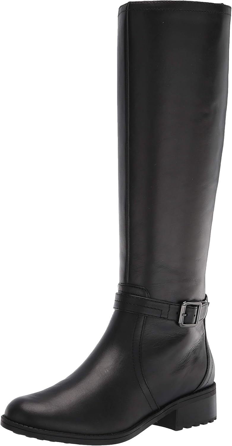 Easy Spirit Women's Fashion Boot, Black, 6