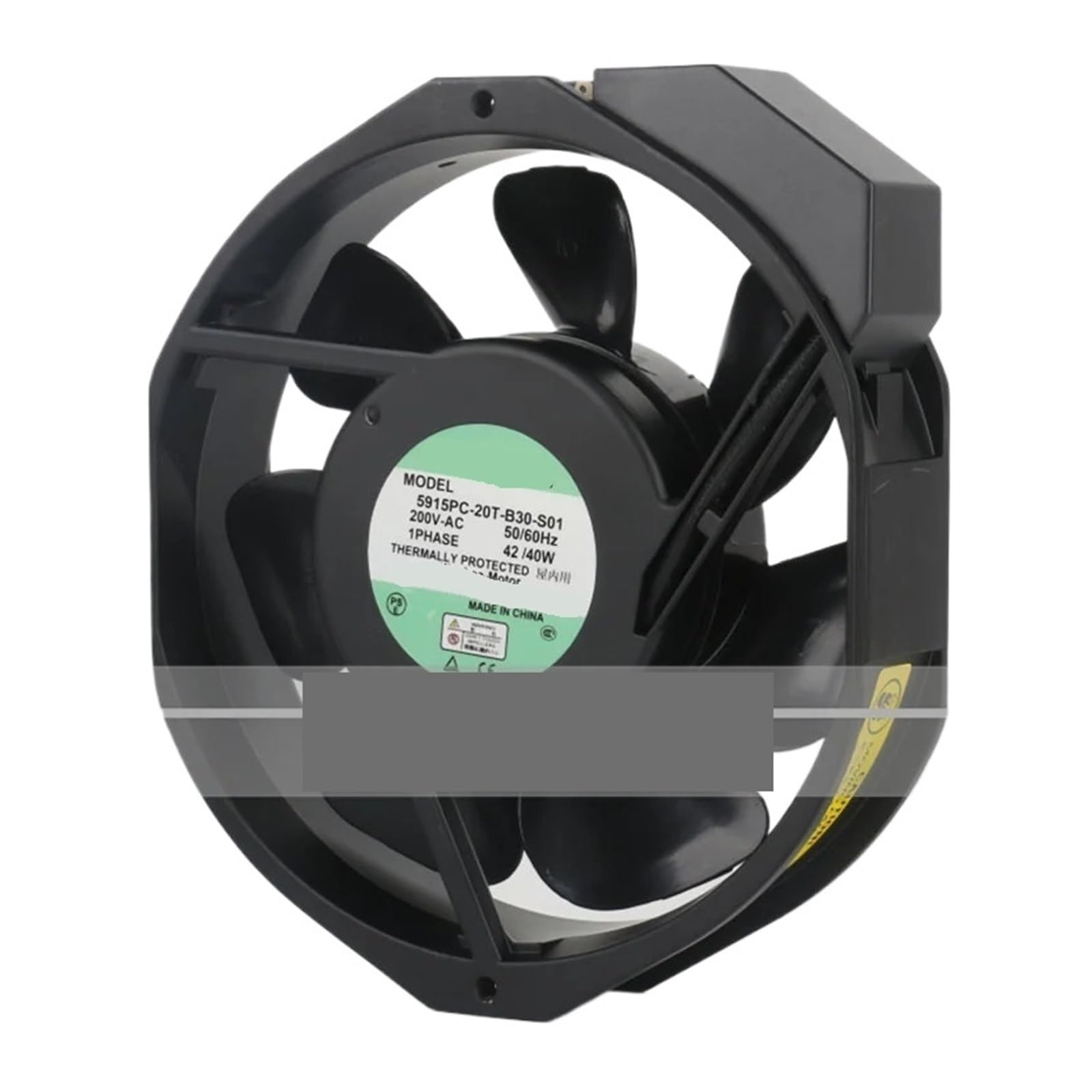 5915PC-20T-B30-S01 150 mm * 172 mm * 38 mm 200 V AC 42/40 W wentylator