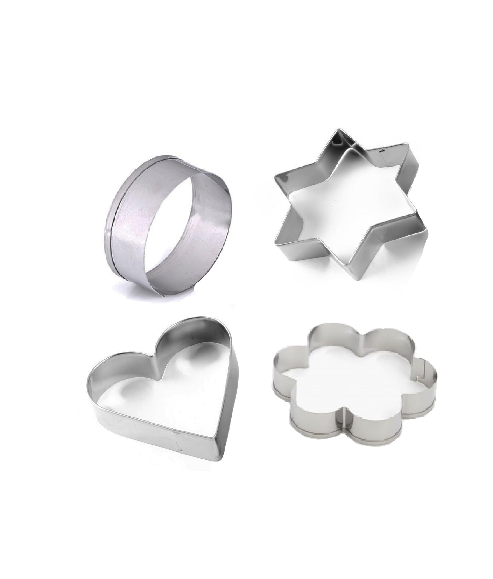 Stainless Steel Cookie Cutter Set ? 4 Different Shapes for Baking, for Cookies, Biscuits, and Crafts-picture-22