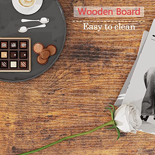 Nightstands Set Of 2, Industrial End Table With Fabric Drawer And Storage Shelf, Retro Bedside Tables Organizer, Side Table For Living Room Bedroom, Rustic Brown Wooden Look And Black Metal Frame #TOP7