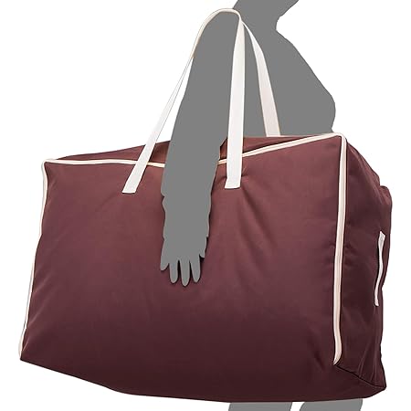 Amazon Co Jp アストロ 布団収納 ボストンバッグ 約100l 約w70 D35 H45cm 大容量 収納ケース 衣類収納 ストレージバッグ 引っ越し ランドリーバッグ 611 43 ホーム キッチン