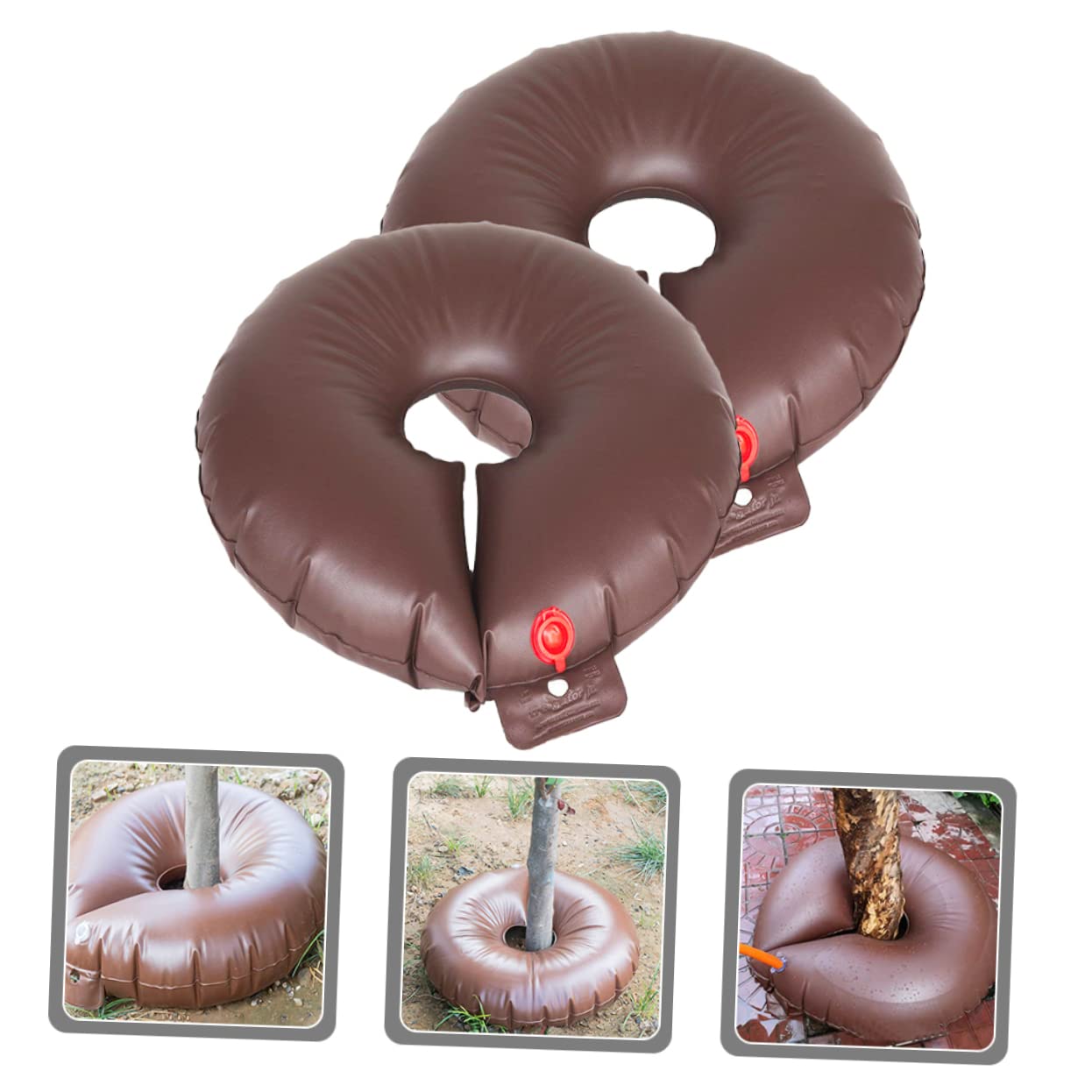2piezas Bolsas De Riego Automático para Árboles PVC Liberación Lenta para Jardines