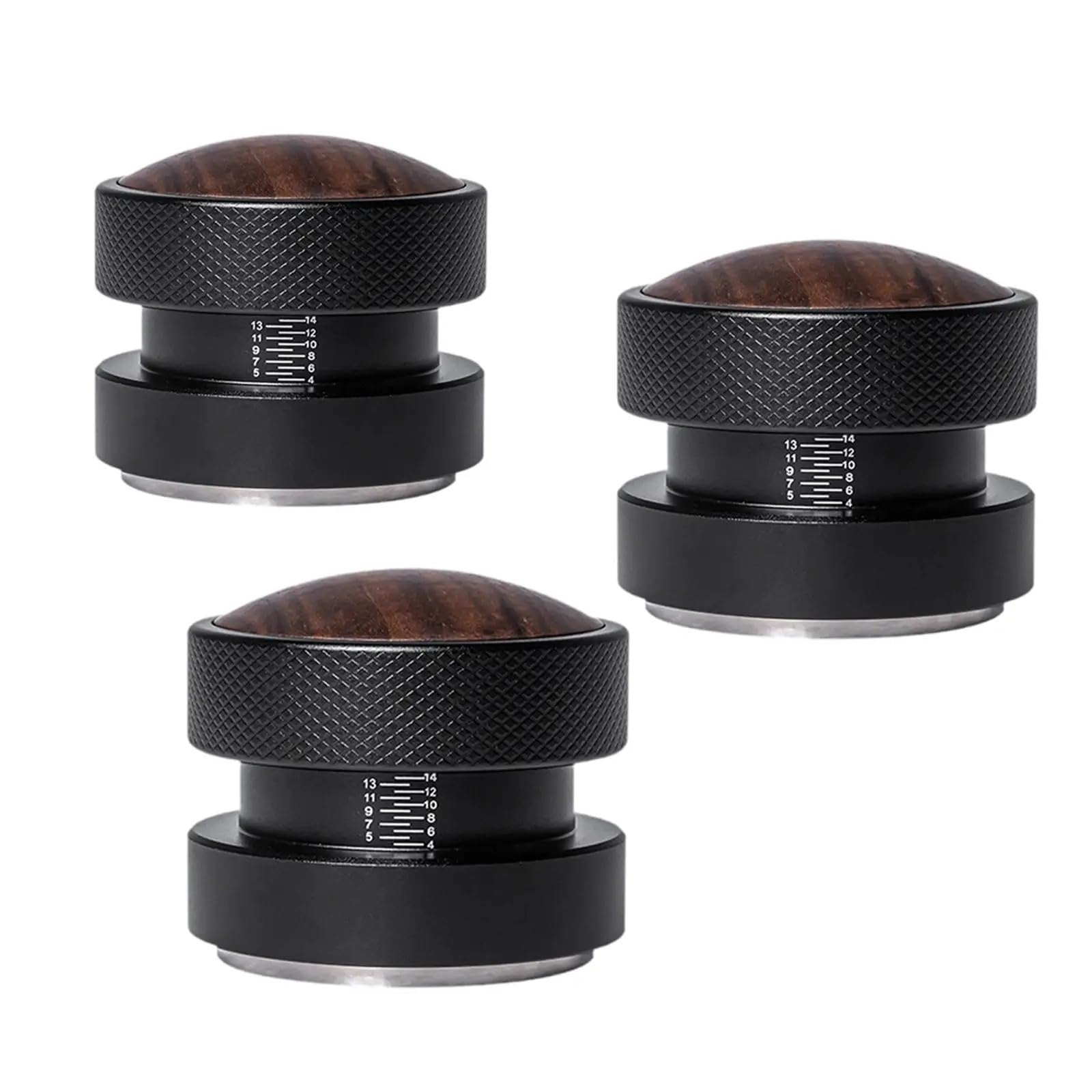 El café golpea, Tamper de café expreso acero inoxidable, 51mm/53mm/58mm, for hogar y cafetería(58mm)