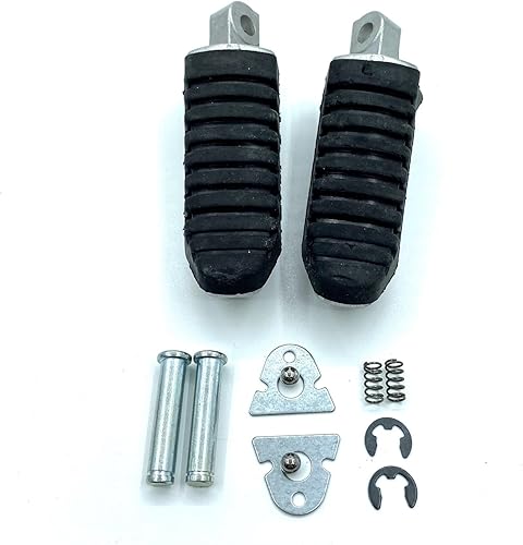 RONGQI ZWRYP Motorcycle Bandit Front Footrests Foot Pegs Pedal Compatible with Suzuki V-Strom 650 DL650 GSX1300R GSX1300 Hayabusa GSX650F GSX1400