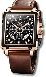 Relógio Masculino ¨King’s Domain¨ – Luxo, Resistência e Sofisticação – Aço Inoxidável 316L e Couro – 3ATM – Movimento a Quartzo – Acompanha Caixa Premium