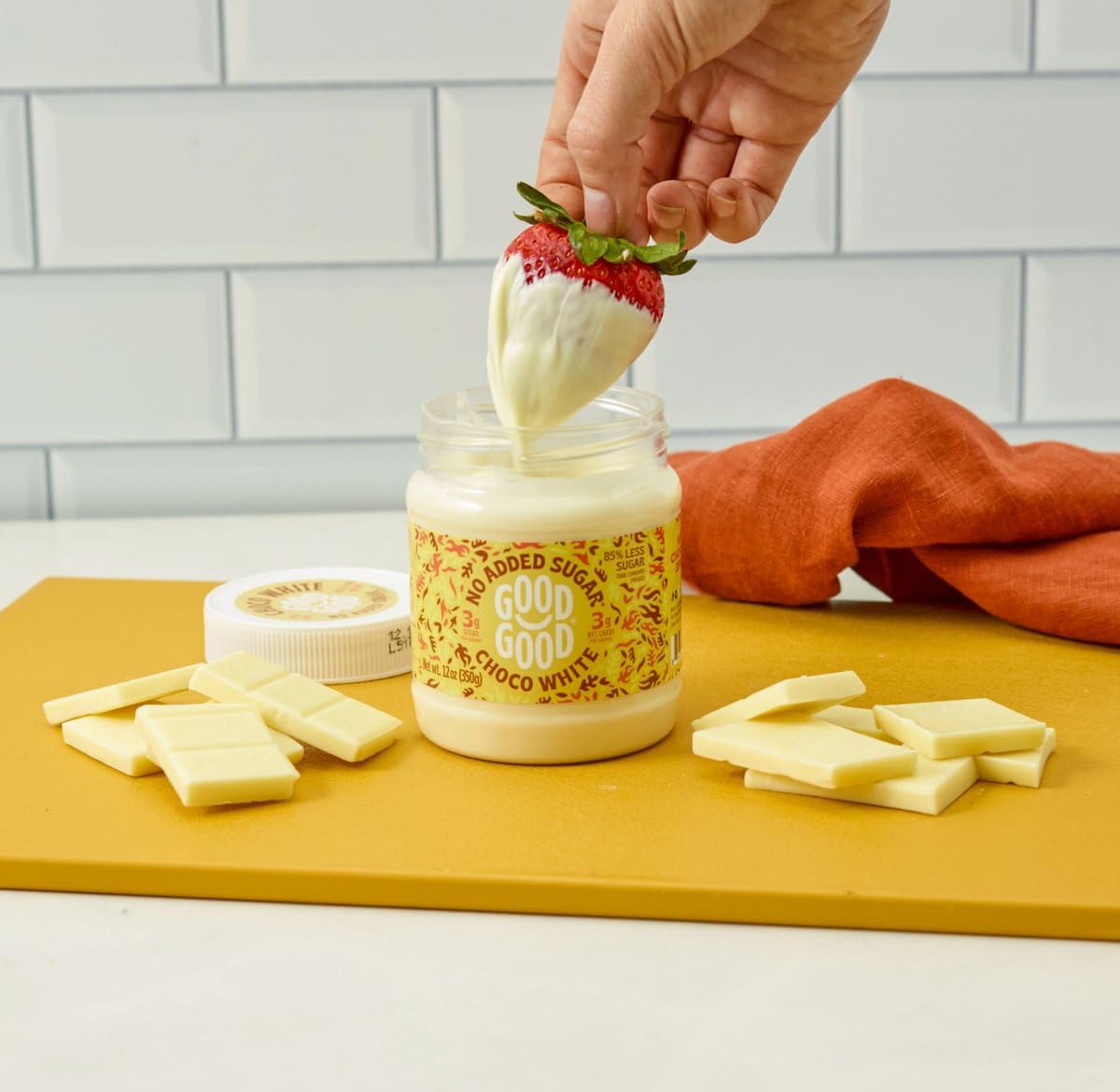 GOOD GOOD Belgian Choco Hazel & White Bunde - 12 oz (350g) - No Added Sugar - Low Glycemic - Keto Friendly - Gluten Free - Vegetarian Friendly (2 Pack)