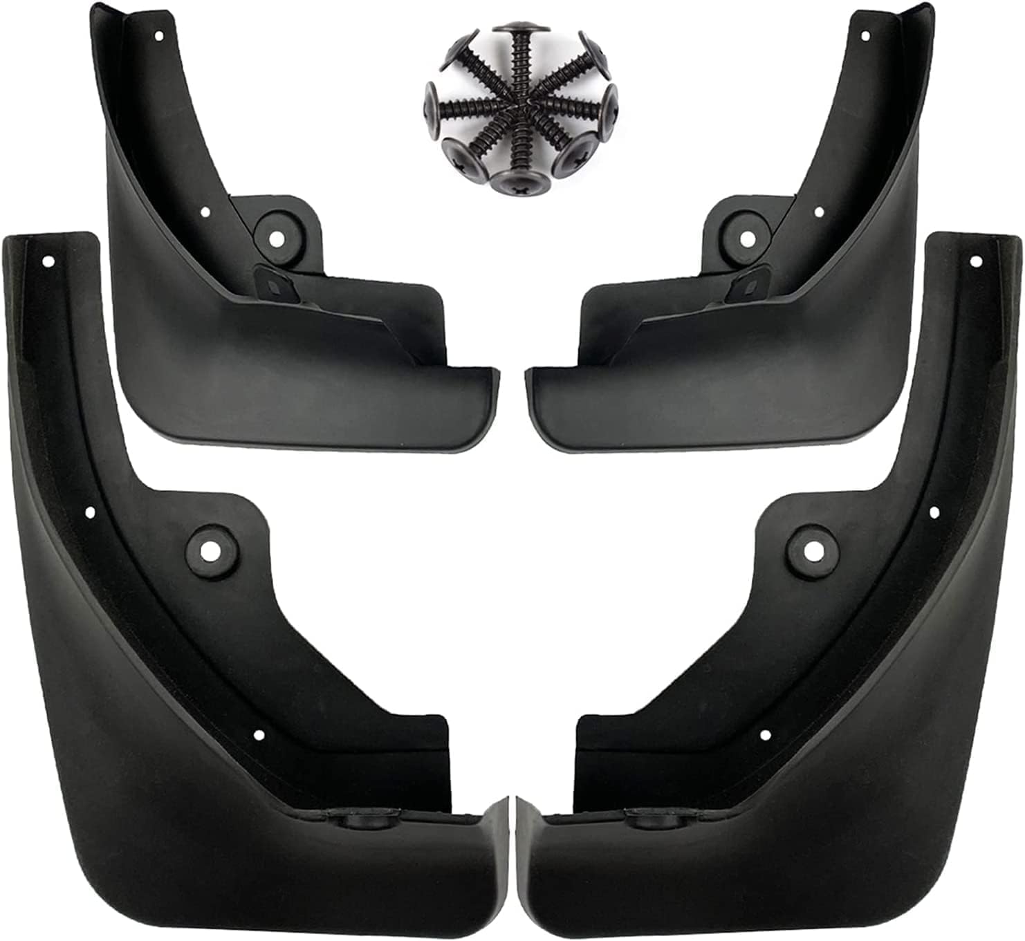 Nysldsco Normal 4Pcs Premium Mud Flaps For Citroen C5 Aircross 2017 2018 2019 2020 Front And Rear Splash Guards Durable Mudguards Protection Against Road Debris