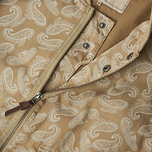 Pretty Green Forrester Sand Paisley Print Bomber