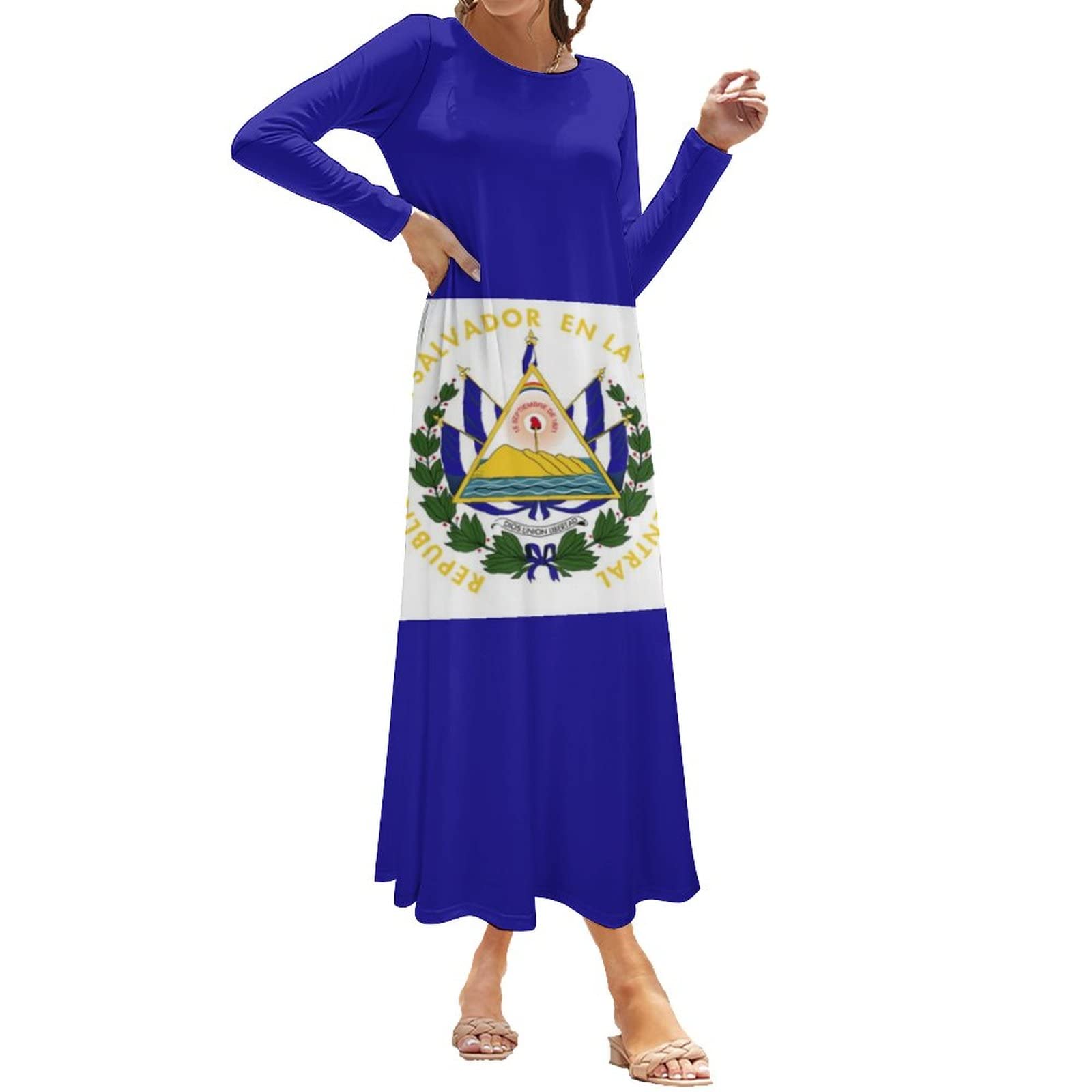el salvador traditional dress Amazon.com: TAIZIYEAH El Salvador Flag Long Sleeved Dress for Womens Summer  Top 5XL : Clothing, Shoes & Jewelry