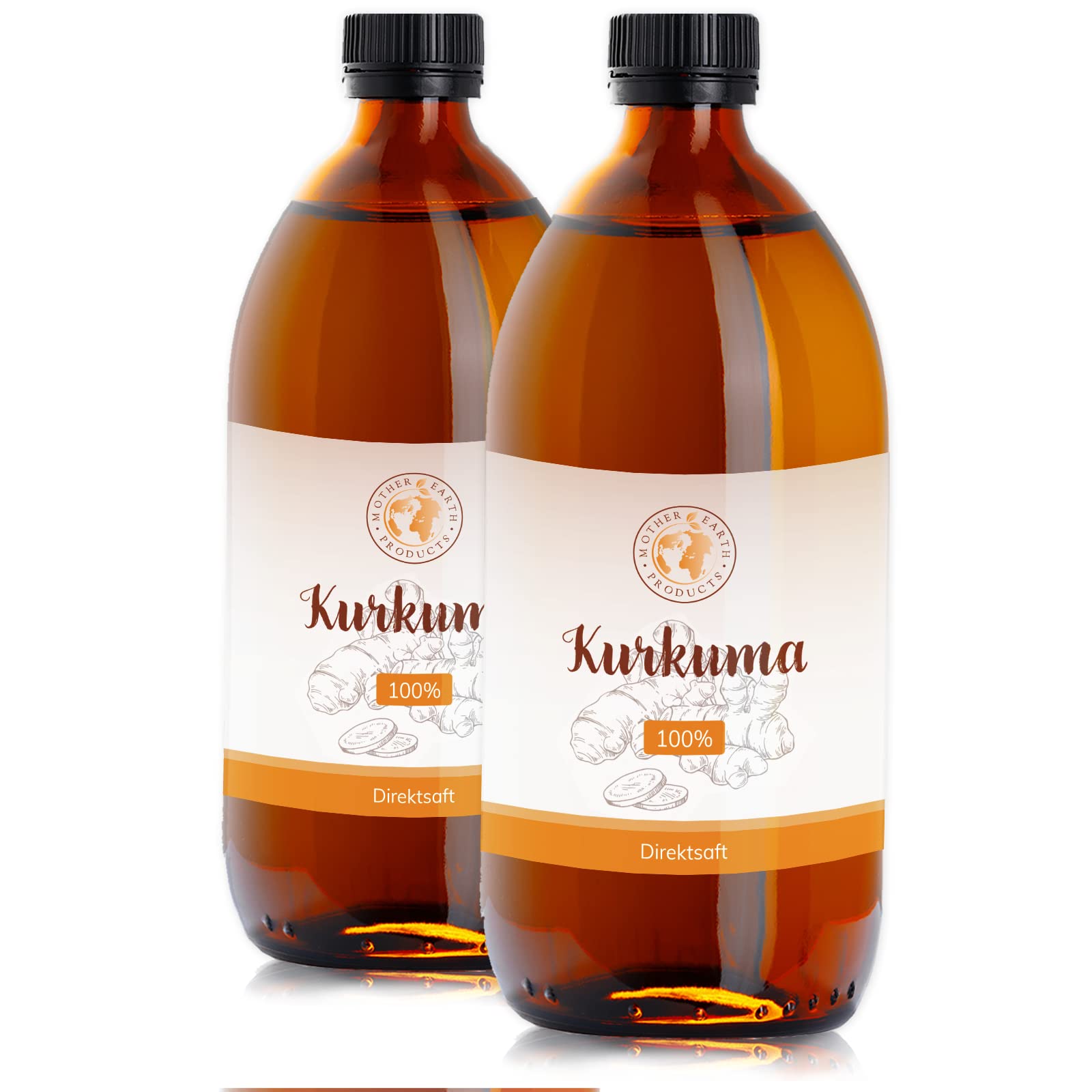 Cúrcuma 99,9% Jugo directo (2 x 500ml)