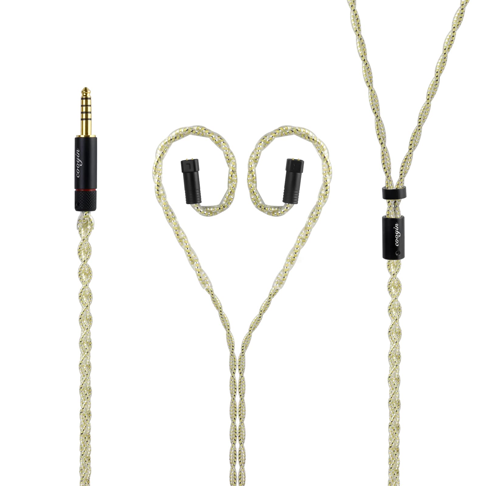 Amazon | cooyin cyxj qdc リケーブル 2Pin ケーブル イヤホン 4芯