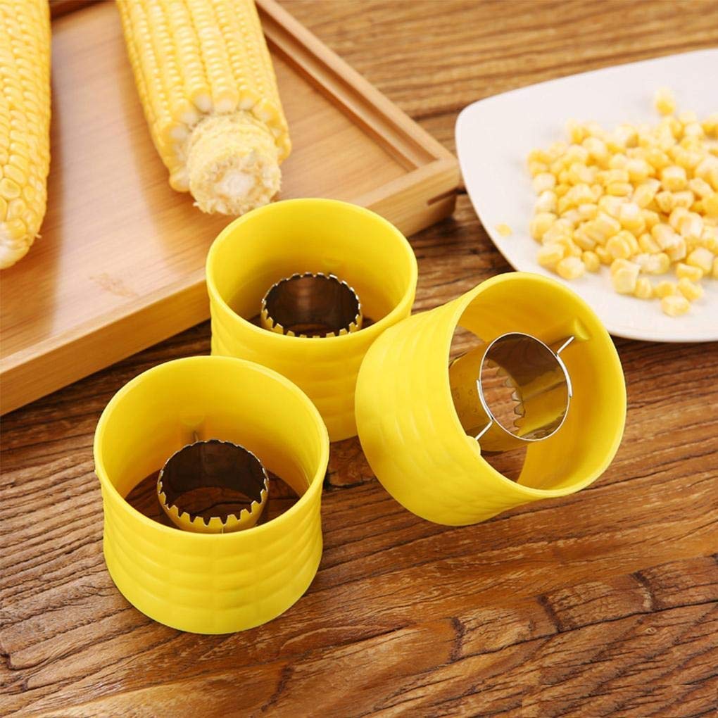 Seraphic Corn Stripper Manual Portable Mini Circular Shaver Threshing Cutter Stripping Kernels Remover with Stainless Steel Blades and Hand Protector, Kitchen Gadgets Set, (Multicolor) (B08SW1X9H7) Amazon Price History, Amazon Price Tracker