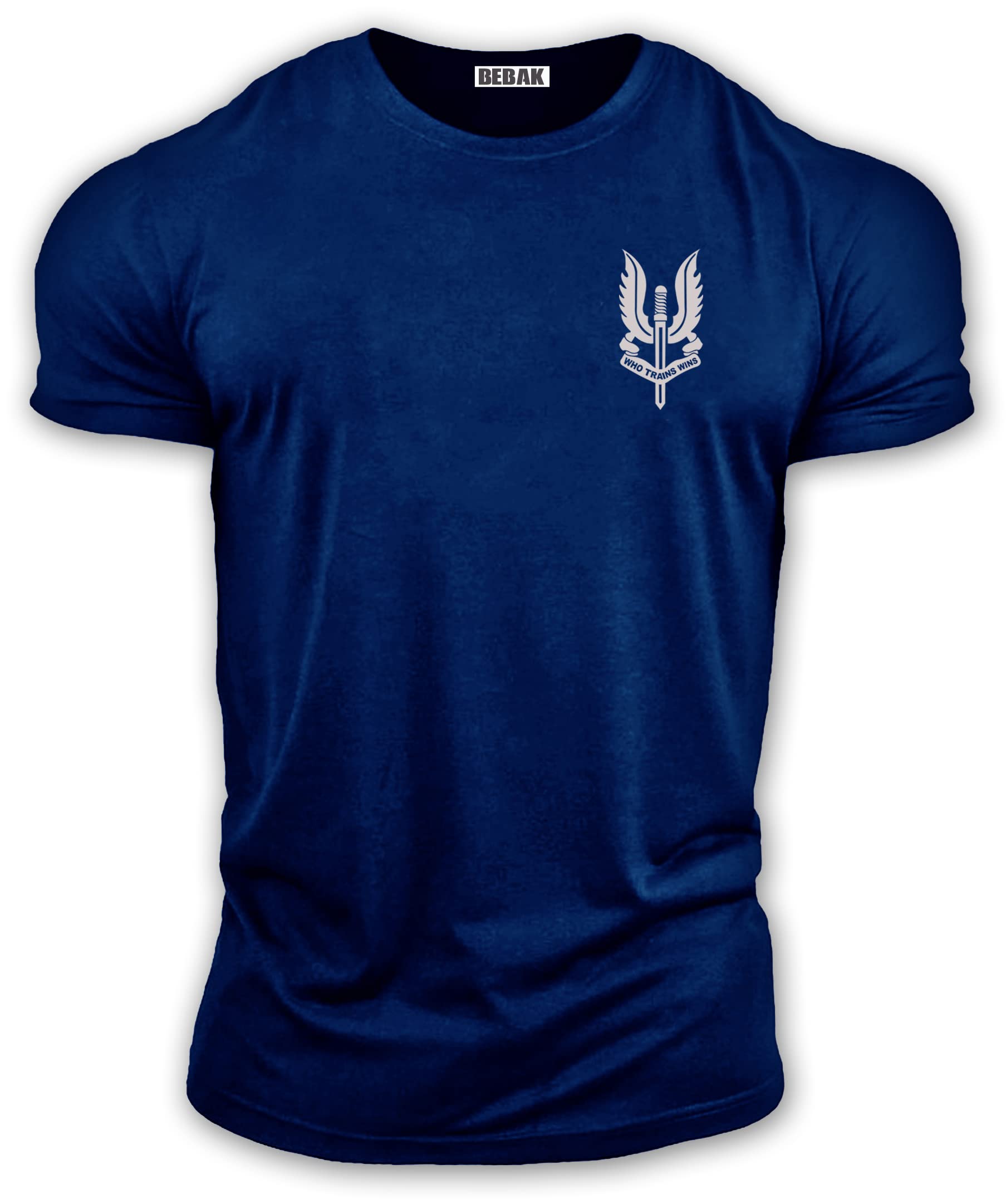 bebak Maglietta da ginnastica da uomo | Abbigliamento da palestra per uomo T-shirt da bodybuilding che si allena vince palestra Wear Training Top