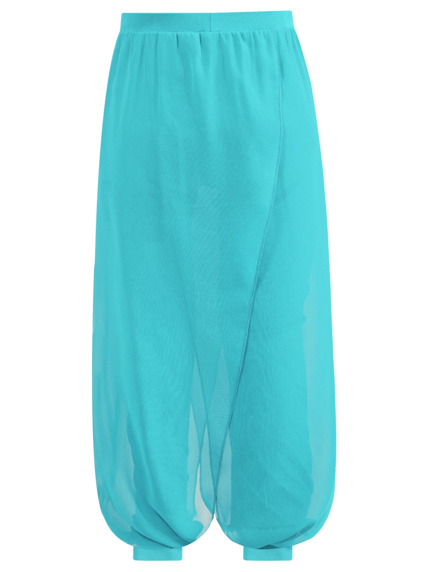 IEFIEL Enfant Fille Fendu Pantalon Décontracté Sports Yoga Palazzo Sarouel Pantalon Danse Classique Fluide Taille Haute