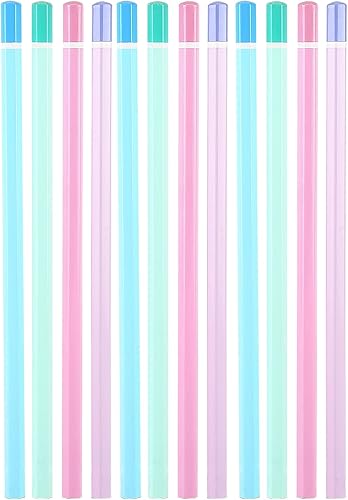 Miniatura 8 de M&G 30 lápices hexagonales de colores para niños, lápices multicolor HB sin afilar, lápices de madera de grafito con escritura suave para la