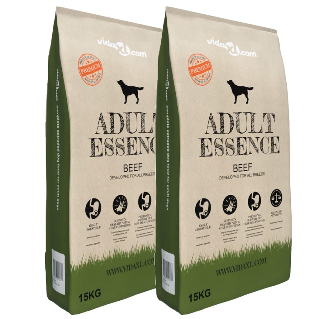 Adult Essence Beef - Cibo secco per cani, 2 confezioni da 30 kg, senza cereali, ipoallergenico, ricco di proteine, dieta equilibrata per tutte le razze di cani a partire da 1 anno