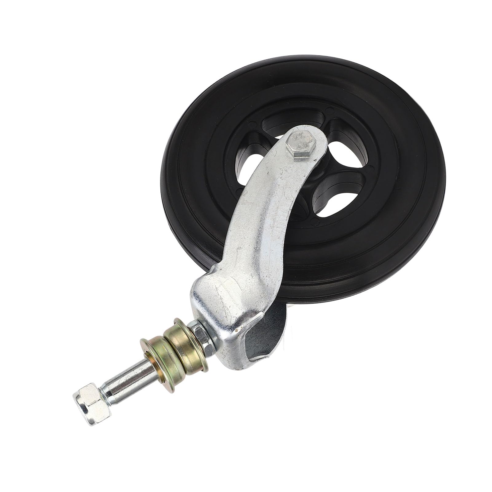 Shock Absorbing Caster Wheel 6 Inch for Wheelchair Front Replacement, Universal PU Trolley Wheel with 250 lbs Weight Capacity - Image 2