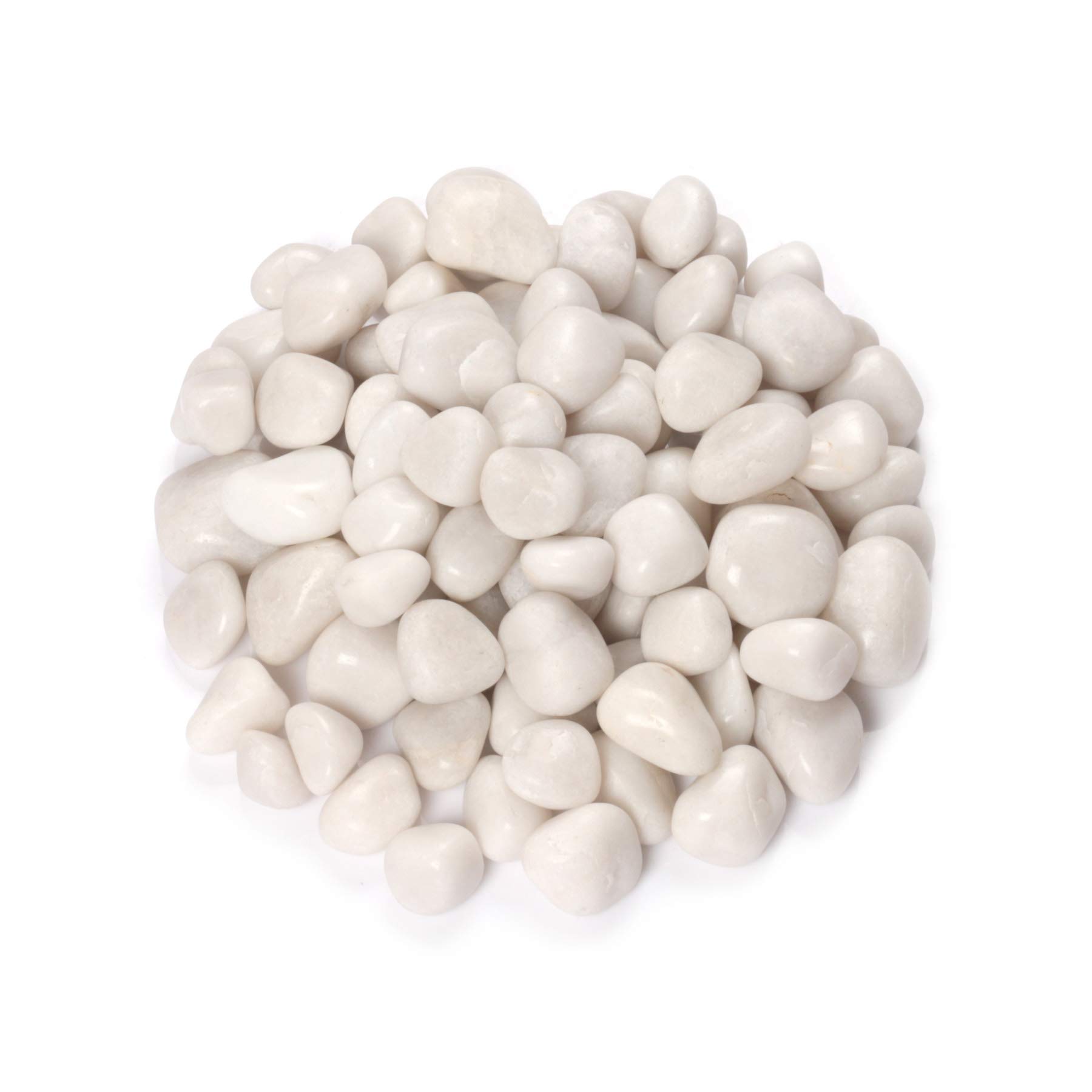 Stonestories Polished White Decorative, Garden, Landscaping, Aquarium and Home Decor Pebbles Stones - 5 kgs (20 mm - 40 mm) (B07PCJBKDK) Amazon Price History, Amazon Price Tracker