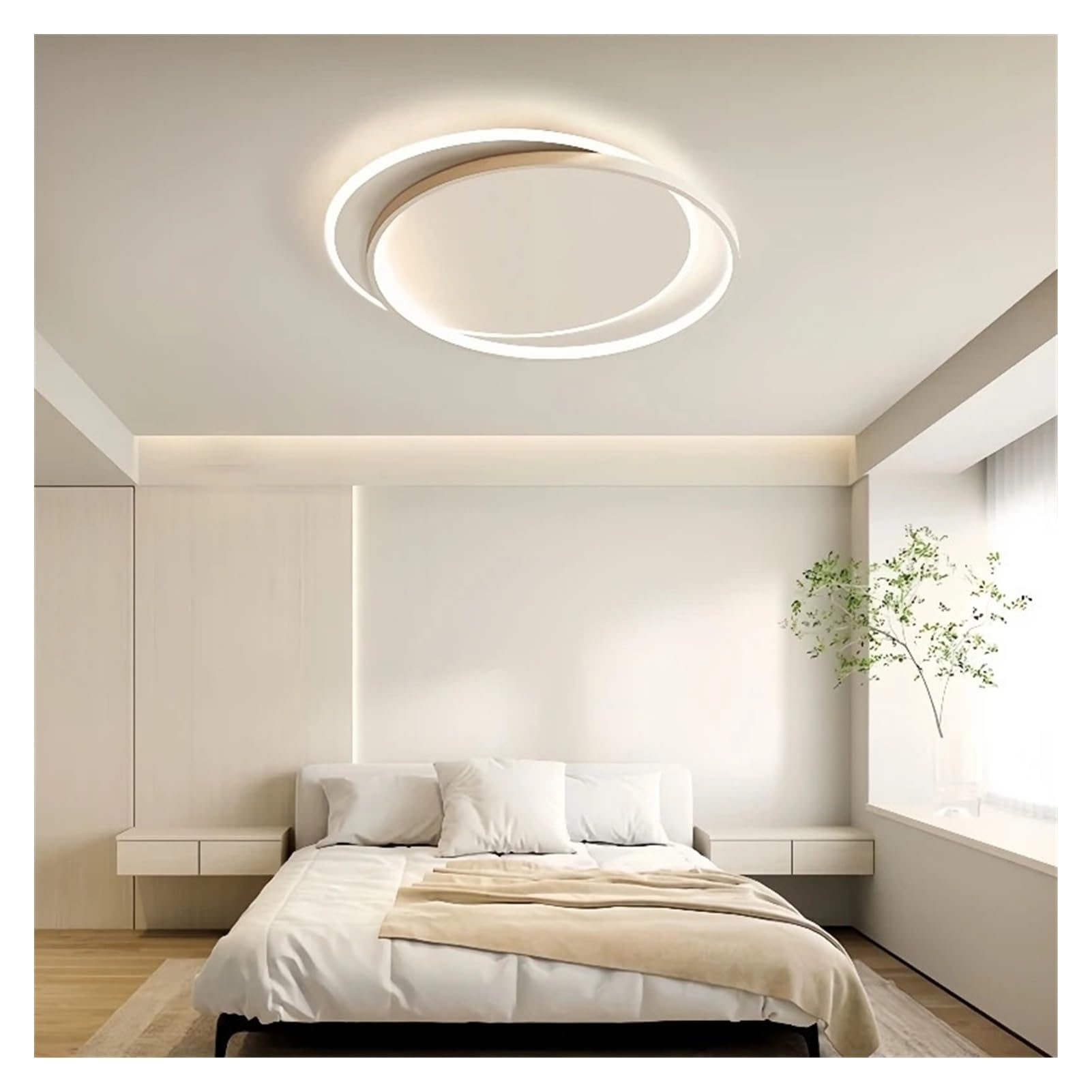 Plafonnier LED rond moderne et minimaliste bureau salon hôtel B-40