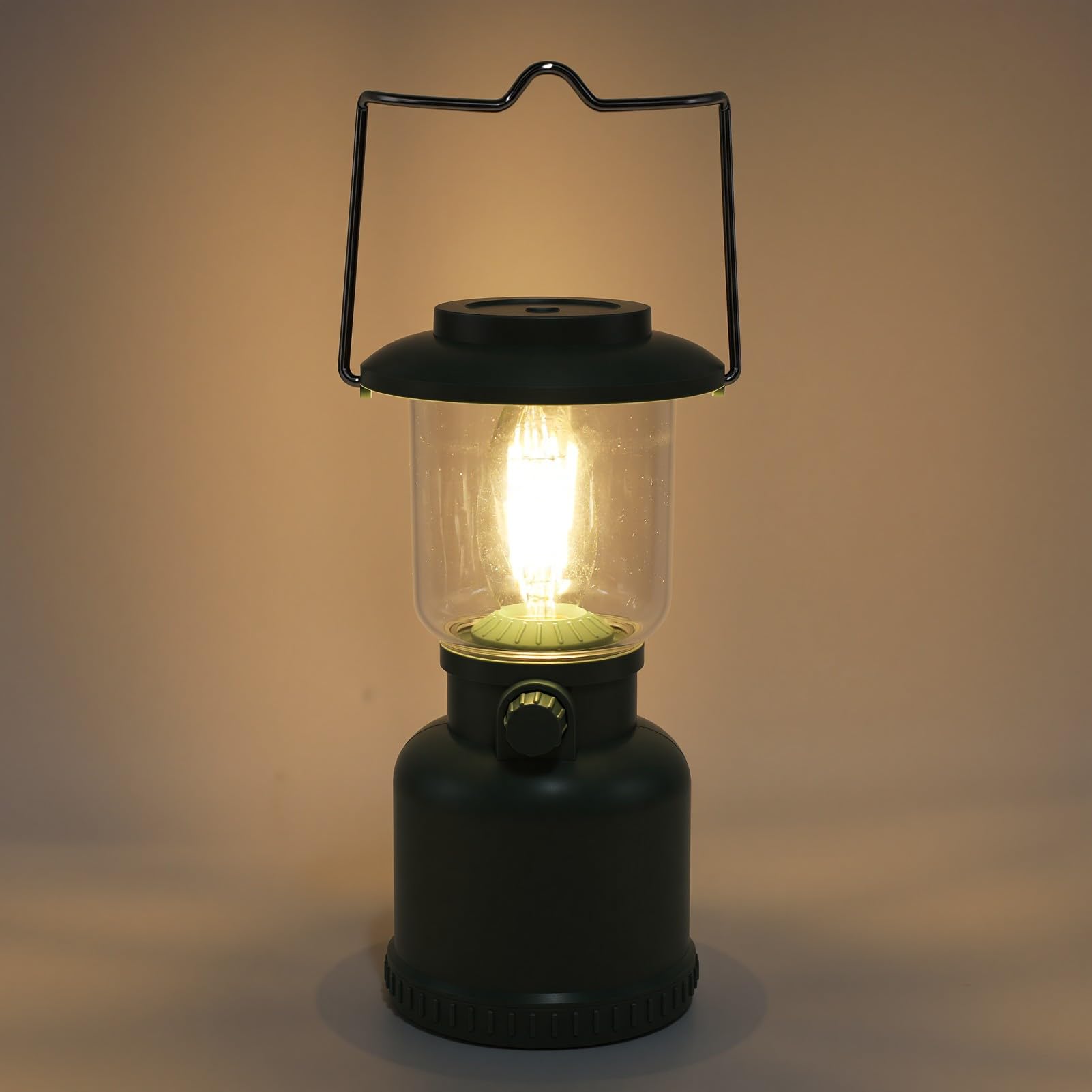 Lanterna da Campeggio, Luce Portatile 400 Lm IP68 Impermeabile | Batteria 1800mAh Fino a 35 Ore, Gancio, Luce D’emergenza e Candela Calda