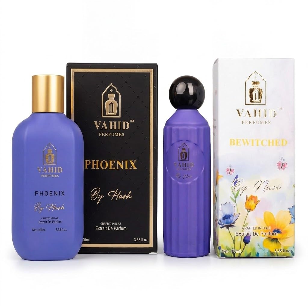 Phoenix & Bewitched Extrait De Parfum 100ml Combo | Woody Floral & Oriental, For Men & Women, Crafted in U.A.E., Spicy Warm Fragrance, By Hash & Nusi-image-19