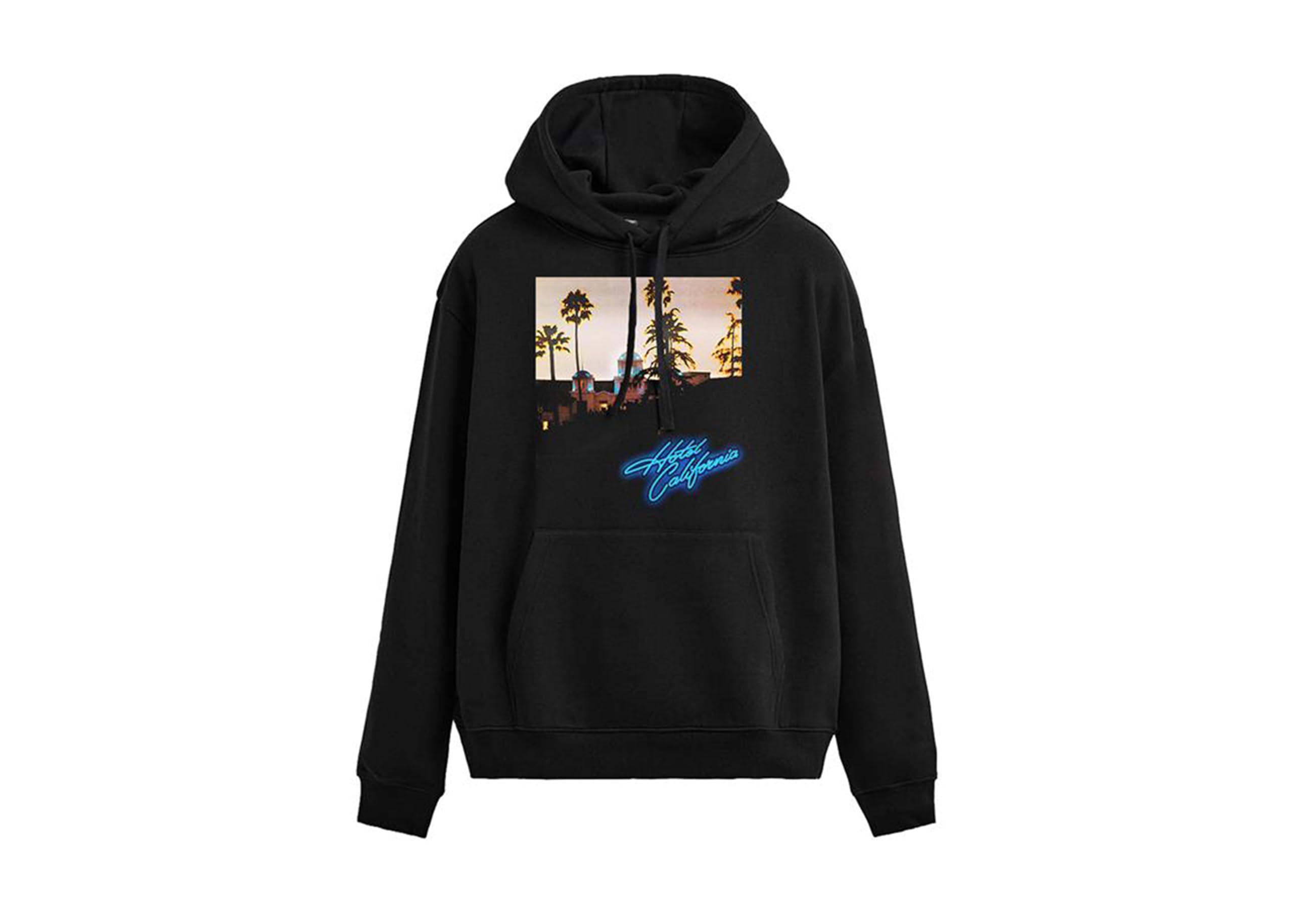 Eagles Unisex Black -Adult Official Merch Hotel California Hoodie, M