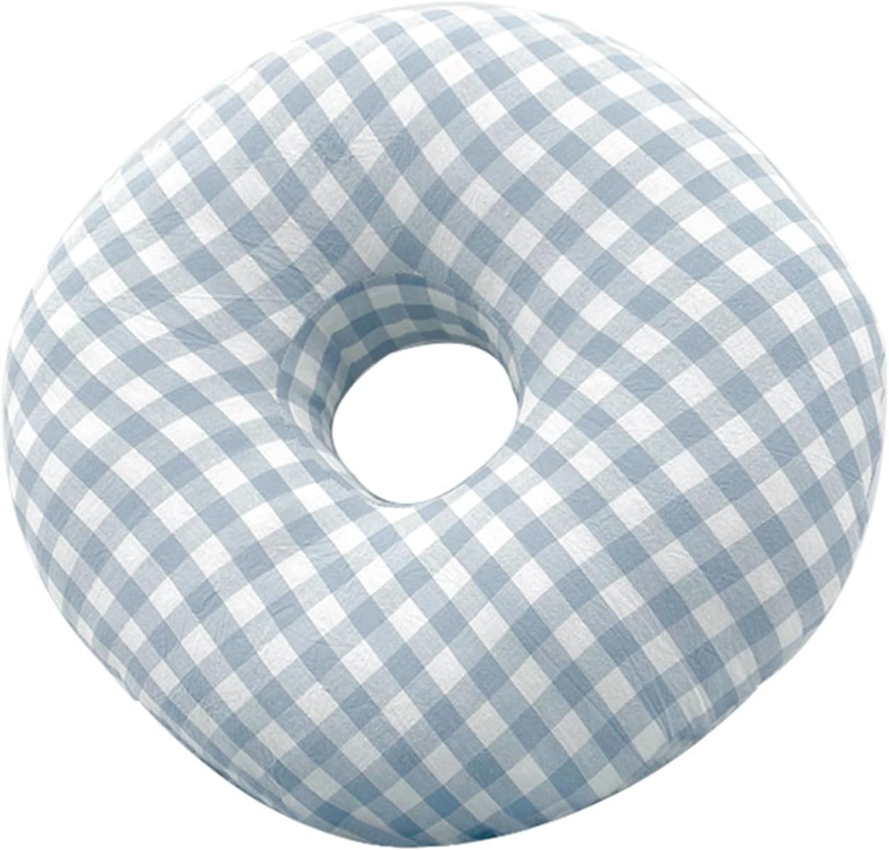Joy Depot Ear Piercing Pillow O-Shaped Pillow with an Ear Hole for Side Sleepers Donut Ear Piercing Pillow for Reduces Ear Pressure Ear Pain Relief