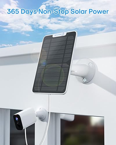 Miniatura 4 de Cargador de panel solar de 6 W compatible con cámara de seguridad Arlo UltraUltra 2Pro 3Pro 4Pro 3, paneles solares de carga IP65 resistente a la