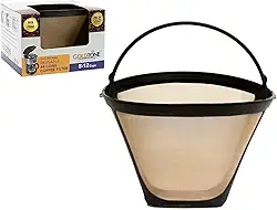 GoldTone Marca (feito nos EUA) O filtro de café reutilizável nº 4 estilo cone substitui o seu filtro de café permanente Cuisinart para máquinas e cafeteiras (1 pacote)