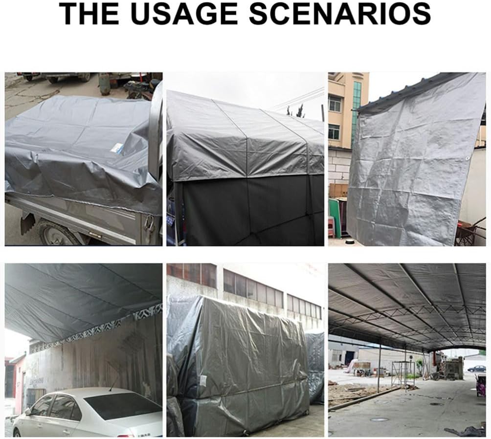 SUPVOX 3m Water Resistant Tarpaulin Cover Multi-Function Rainproof Tarp for Outdoor Activities Easy to Clean and Reusable for Camping and Picnics