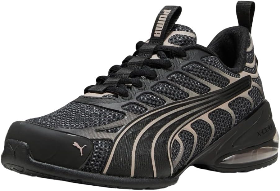 PUMA Womens Voltra Running Sneakers Shoes - Black