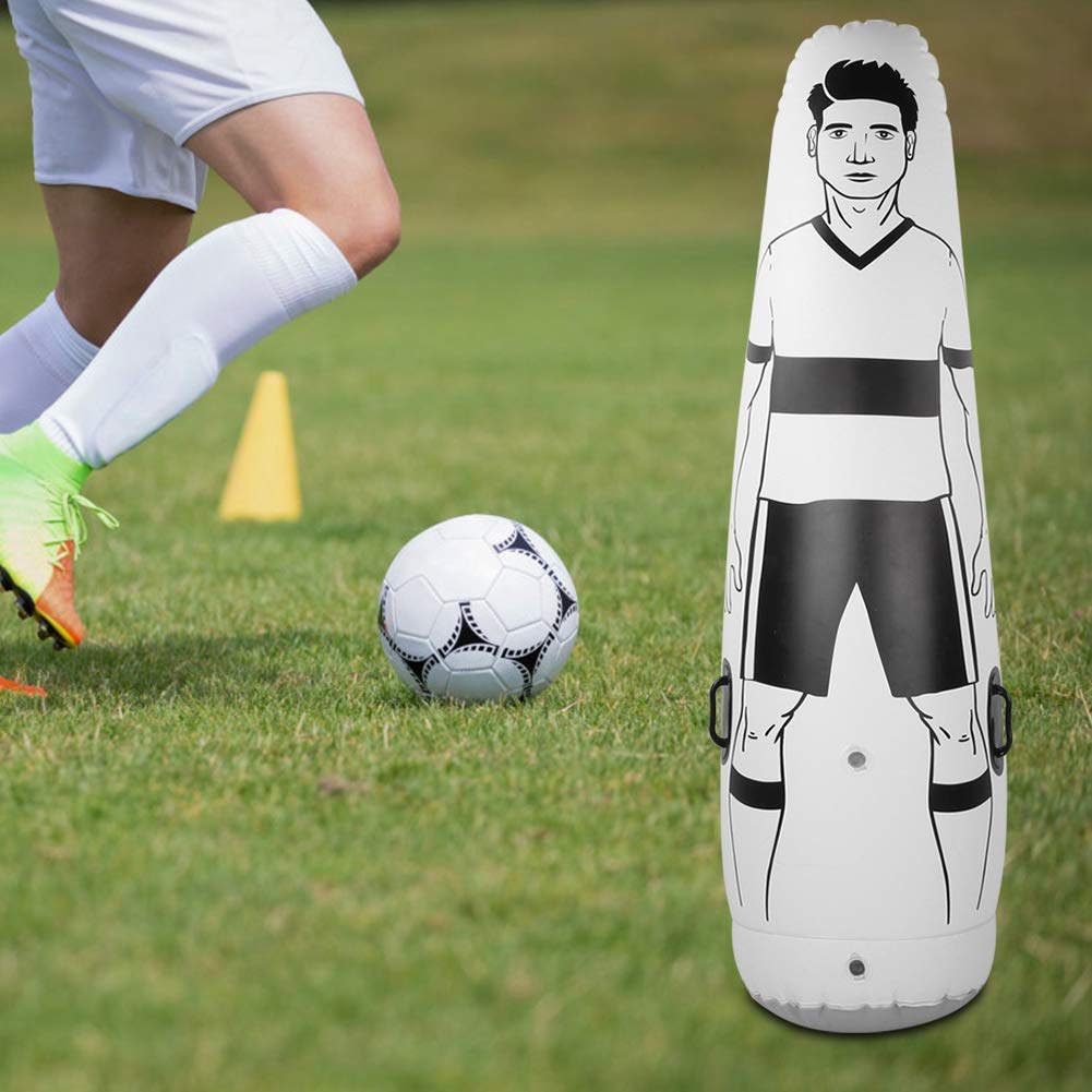 Mannequin de Football Gonflable, entraînement de Football Portable, défenseur Mural, gobelet d'entraînement de Football pour Enfants et Adultes