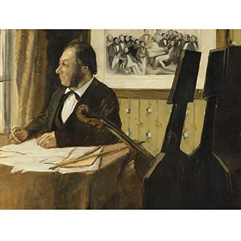 Edgar Degas The Cellist Pilet Unframed Wall Art Print Poster Home Decor Premium