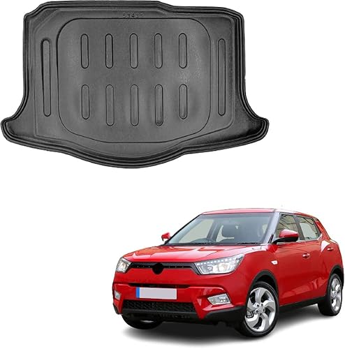 EhiltekShop - Alfombrilla trasera para maletero SsangYong Tivoli 2015-2023 para todo tipo de clima, máxima cobertura, durabilidad, resistente al