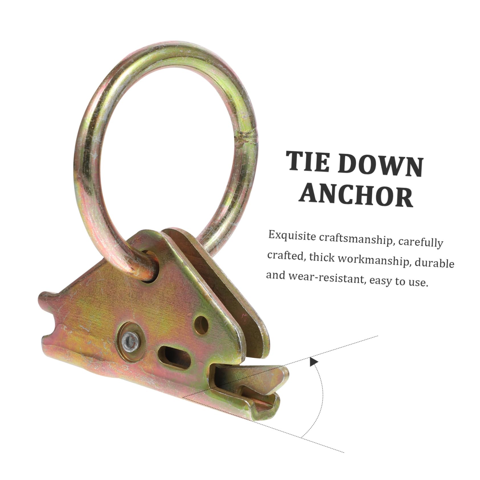 10piezas Anclajes De Amarre Anillo E-track Para Remolques Y Furgonetas Accesorios De Carga Ultra-fuertes De Acero Inoxidable