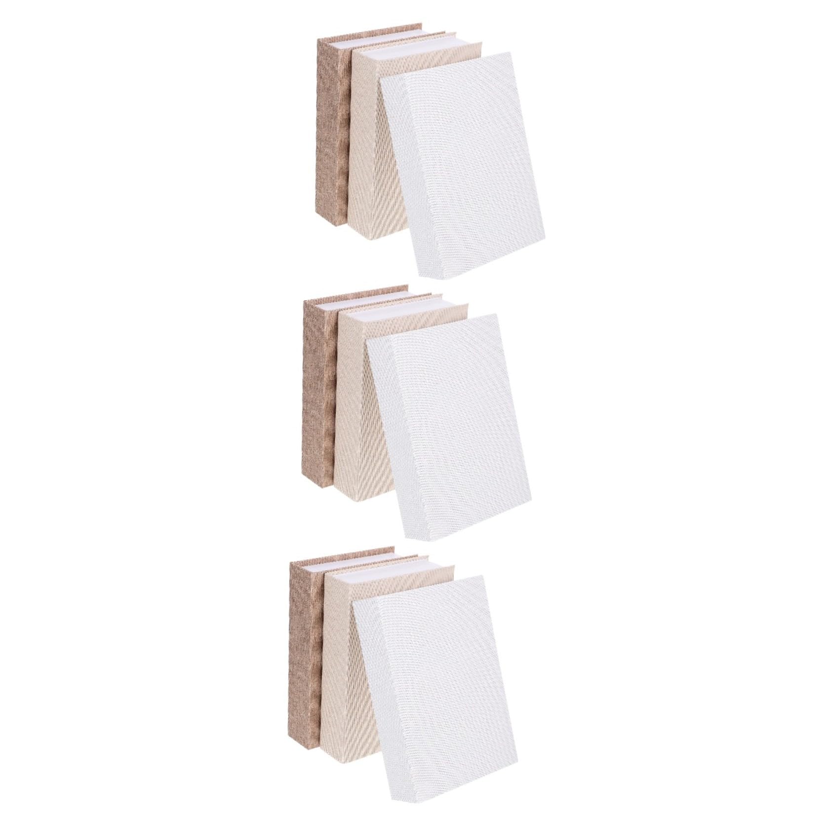 Organisateur prop faux boîtes pour étagère bibliothèque et rangement intérieur discret