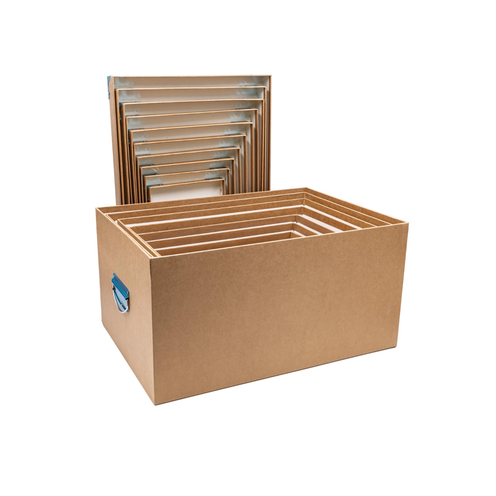 Flower Box Elegant Decorative Storage For Flowers & Gifts 50x35x25Cm Cream