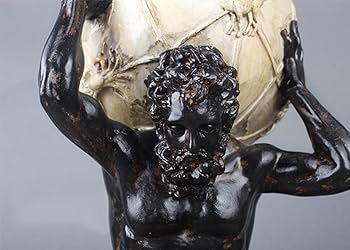 Amazon.co.jp: 古代ギリシャのアトラス像の彫刻、神話上の