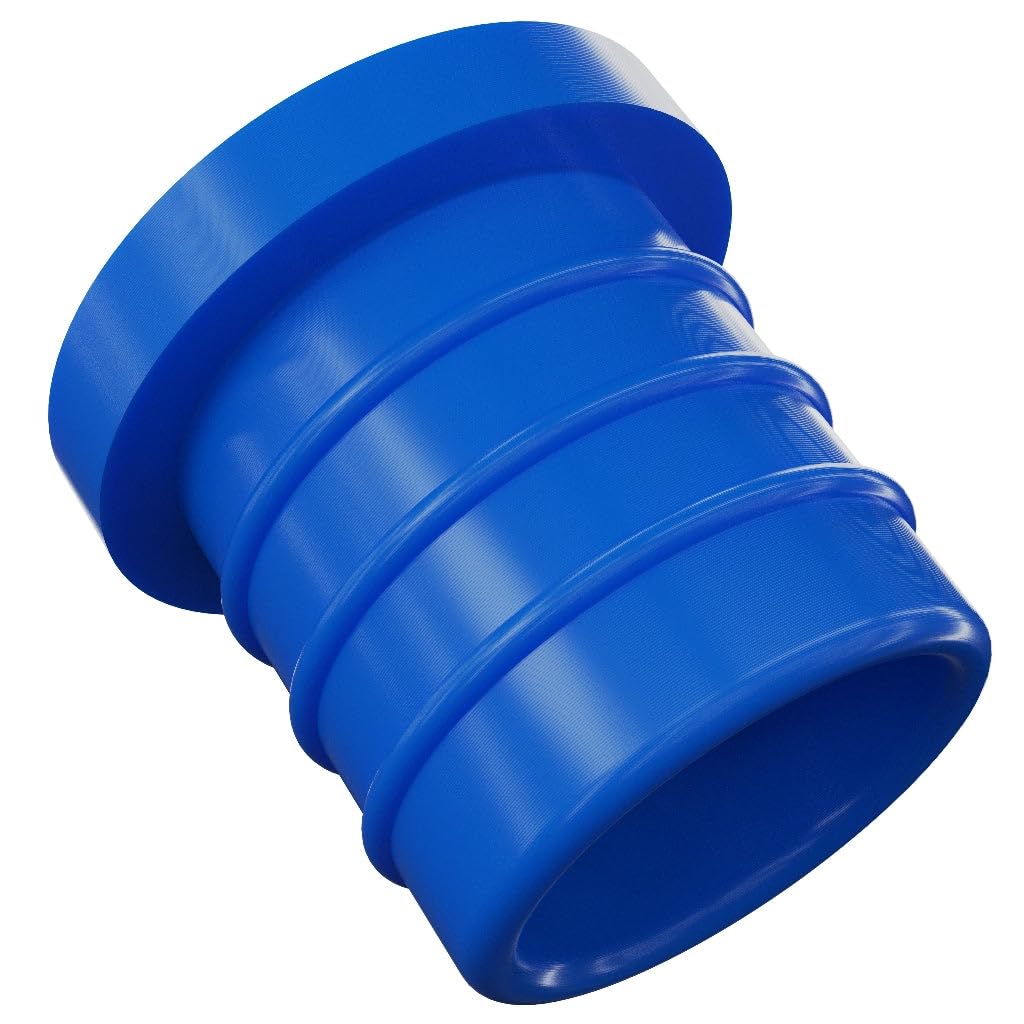 22mm (7/8") Blue Hollow Blanking Plastic End Cap Bung for Hose & Pipes